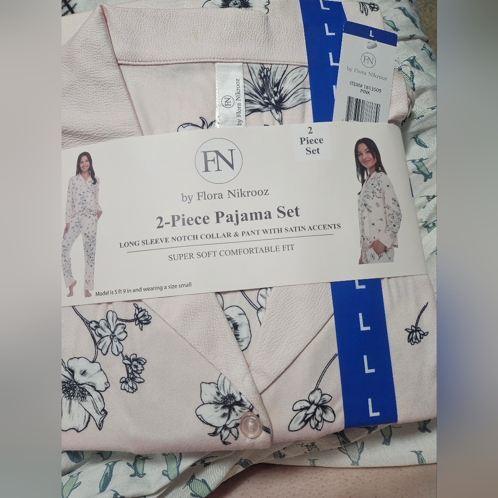 Flora Nikrooz Pink Floral Pajama Set